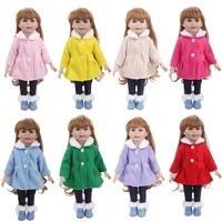 1set 18 inch doll clothes coatpants dolls 43cm reborn doll baby clothes our generation doll accessories children diy toys