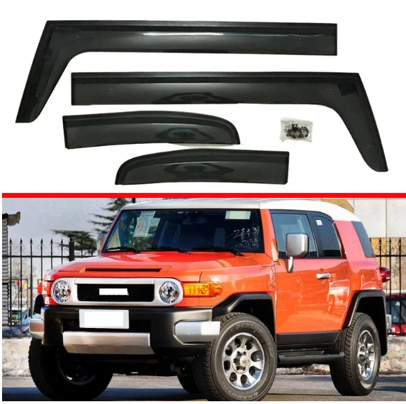 

4 шт., пластиковый Наружный козырек для Toyota FJ Cruiser 2007-2019