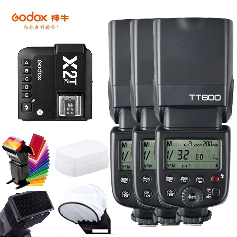 Беспроводная вспышка Godox TT600 TT600S 2 4G TTL 1/8000s с триггером для Canon Nikon sony fuji olympus