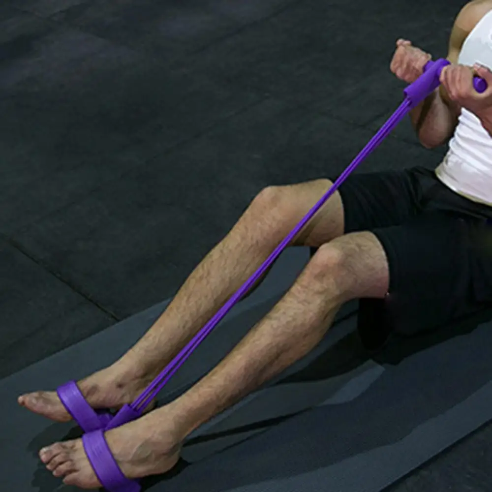 4 трубки сопротивления бытовой Педальный Тренажер съемник для домашнего