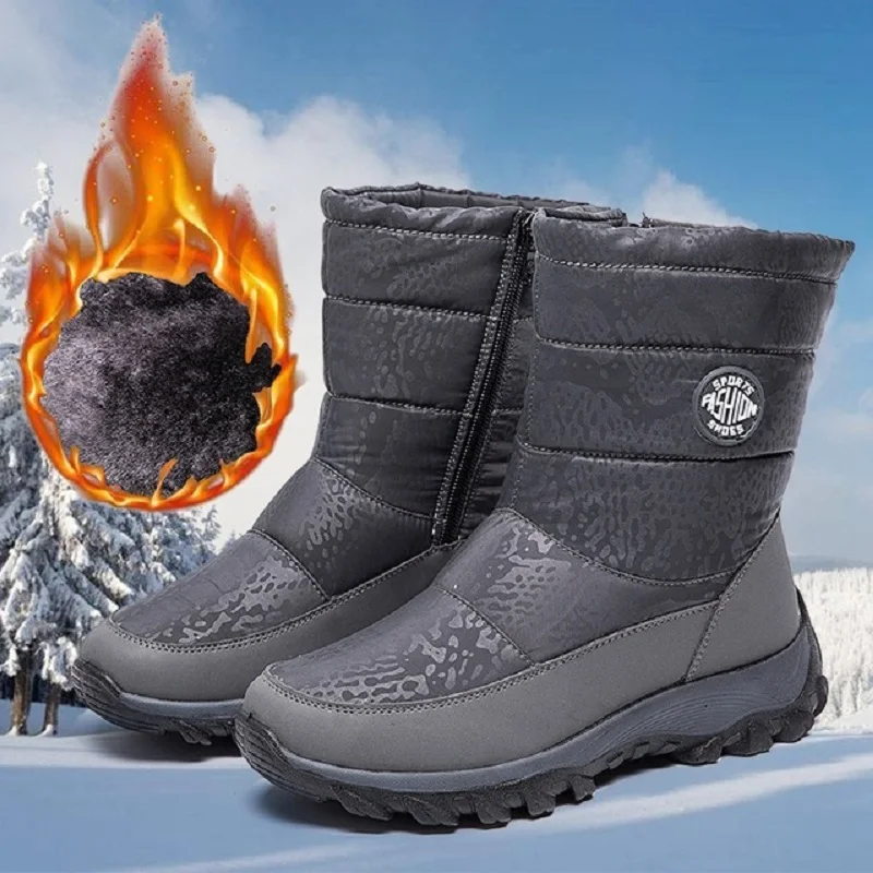 

Winter warm snow boots women plus cashmere plus size women shoes slip-proof boots cotton shoes sports casual women boots