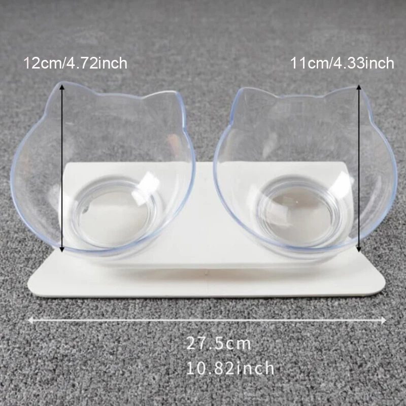 Нескользящие миски для кошек и собак двойная миска кормления питомцев посуда