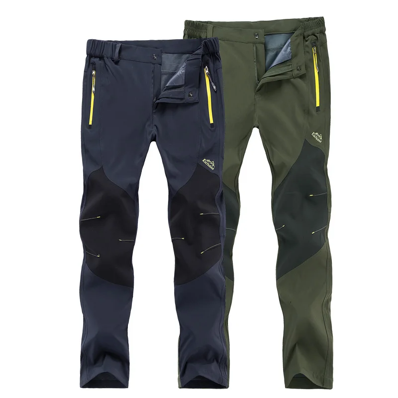 

WWKK 2020 New Hiking pants man women waterproof softshell Outdoor Trousers Sports Camping Trekking cycling ski Pants Oversize