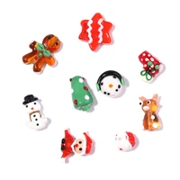 2pcslot lampwork big hole beads socks snowman christmas tree beads pendant for jewelry making necklace earrings diy accessories