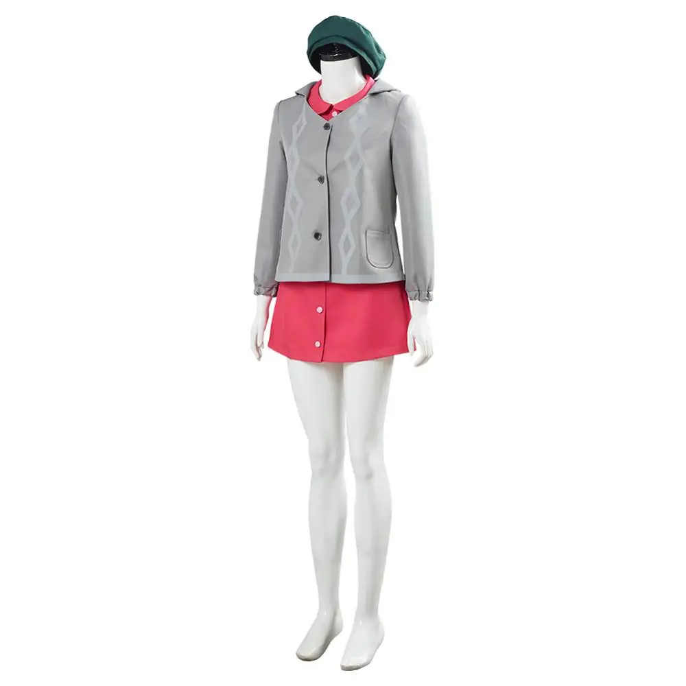 Костюм для косплея Марни с покемоном и мечом женская шапка девочек платье пальто