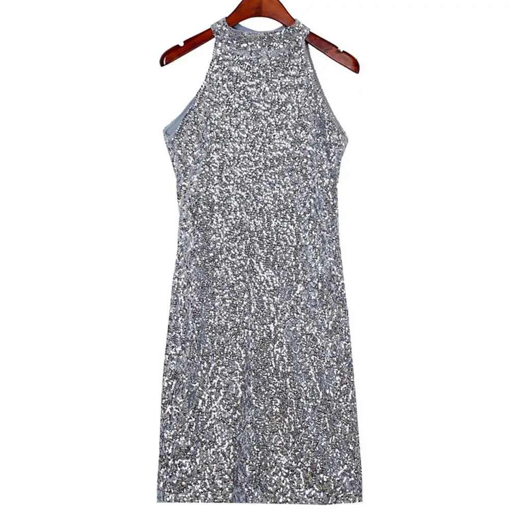 

Dresses Woman Sexy Giltter Stitching Shining Dress Club Party Shimmer Flashy Sequins Mini Bodycon Dress Sexy Hip Dress Vestidos