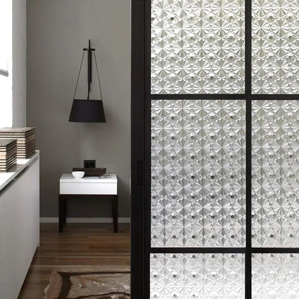 Декоративная оконная пленка WXSHSH 3D статическая самоклеящаяся наклейка для