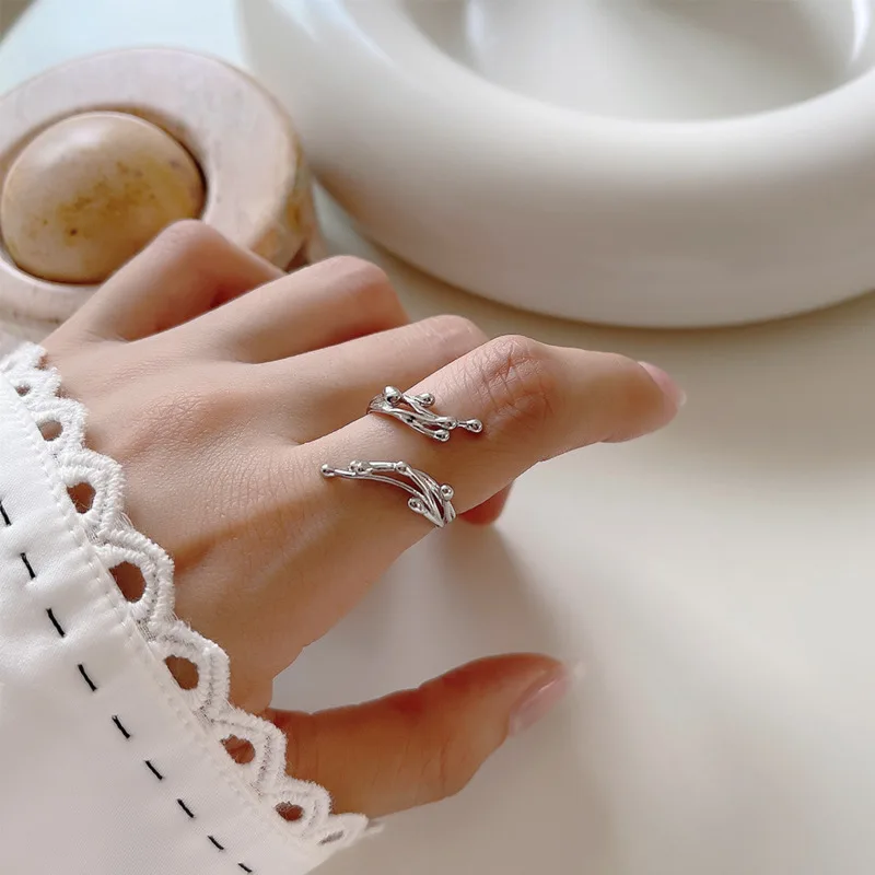 

Rings For Women Designer Love Minimalist18K Gold Plated 925 Anillos Mujer Handmade Wedding Vintage Ring 2021 Trend Fine Jewelry