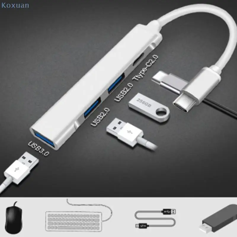 

1 Pc USB C HUB 3.0 Type C 3.1 3/4 Port Multi Splitter Adapter OTG USB for Macbook Pro 13 15 Air Mi Pro HUAWEI PC Accessories
