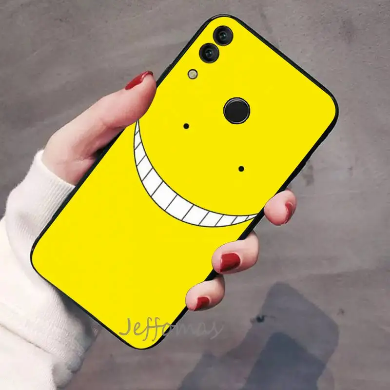 

Assassination Classroom Funny Phone Case For Huawei Honor view 7a5.45inch 7c5.7inch 8x 8a 8c 9 9x 10 20 10i 20i lite pro Cover