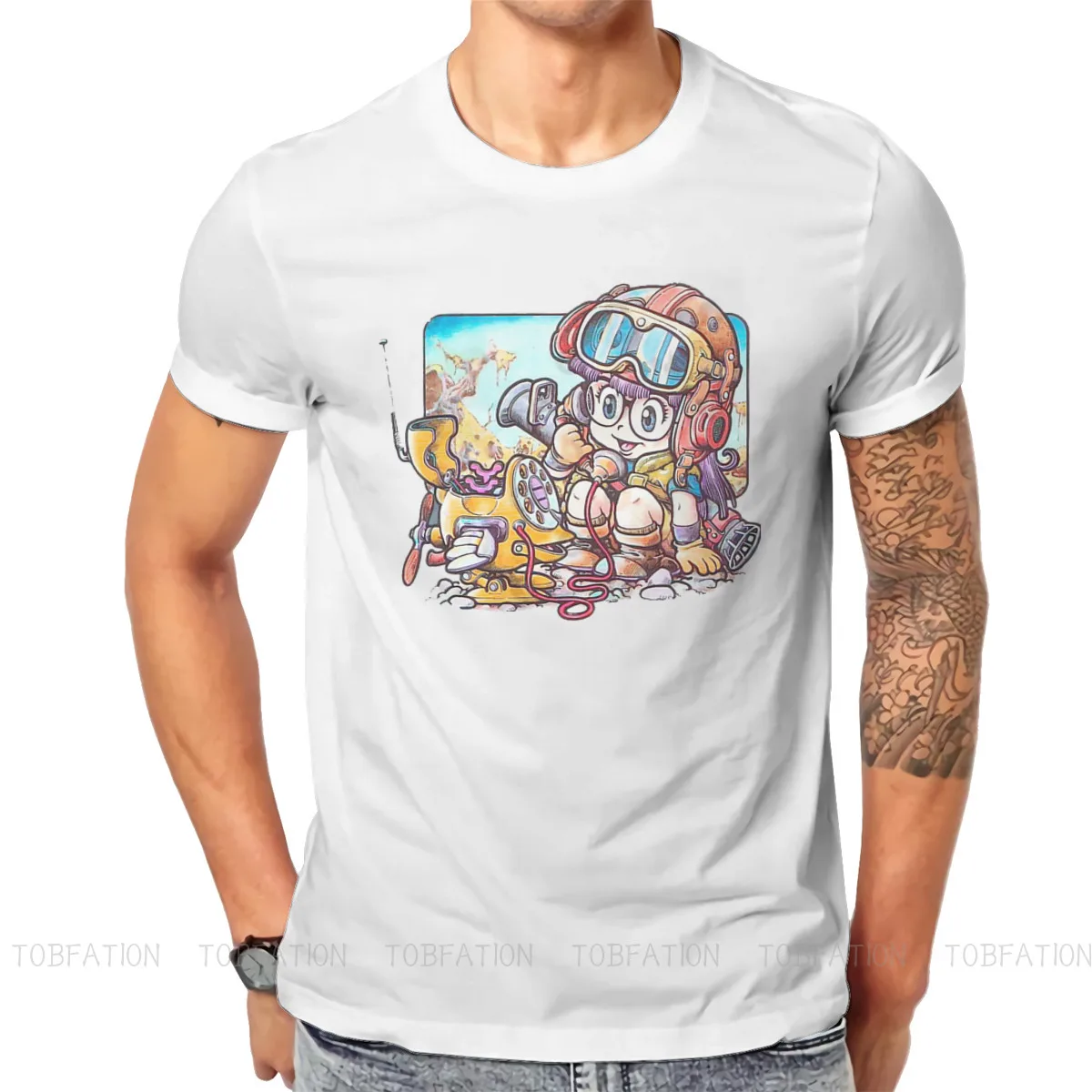 

Dr Slump Arale Pengin Senbei Manga Man TShirt Cute Color Distinctive T Shirt Graphic Sweatshirts Hipster