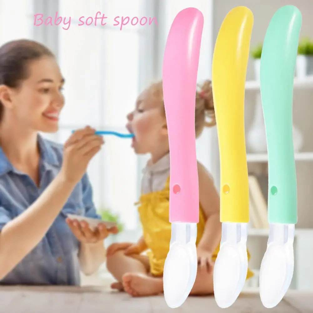

1 Set Multifunctional Feeding Spoon Long Handle Portable Utensils Baby Food Feeding Tableware for Newborn