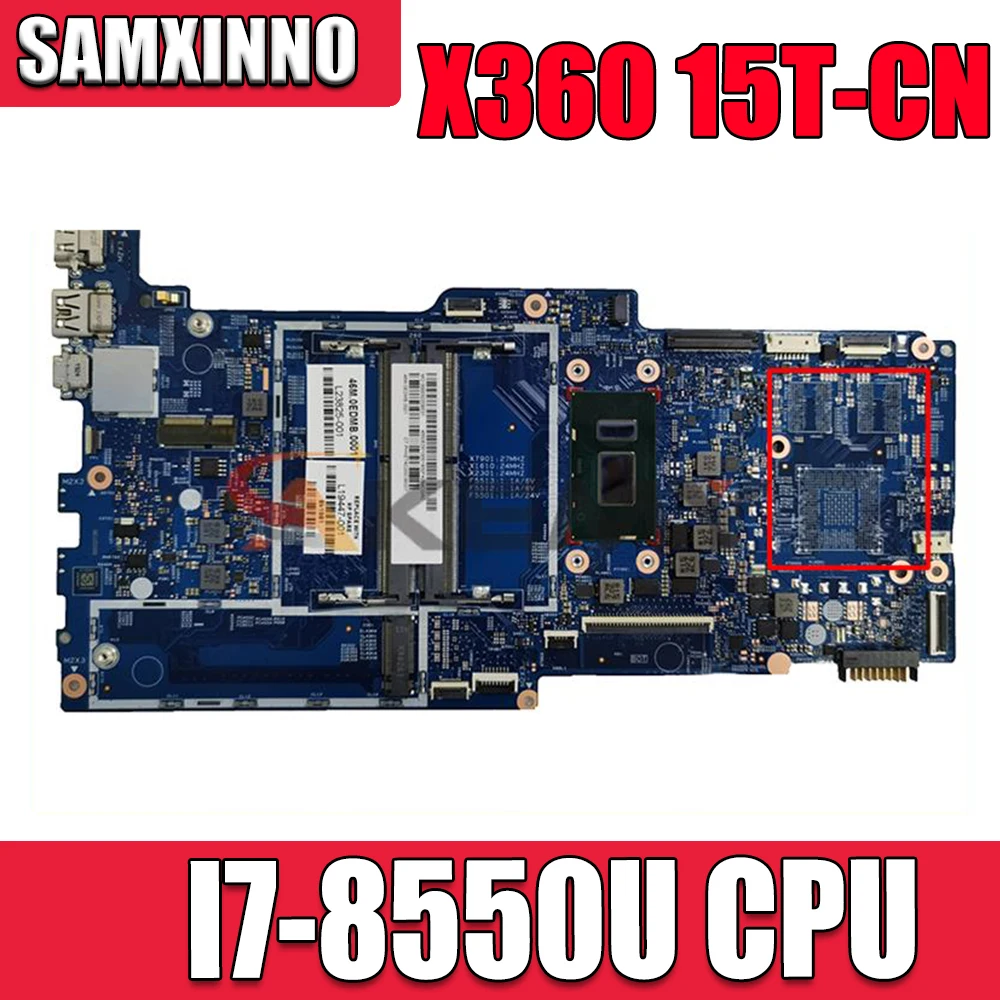 

Для HP ENVY X360 15T-CN 15-CN 15M-CN TPN-W134 материнская плата для ноутбука 17887-1A 448.0ED08.001A с I7-8550U SR3LC CPU 100% ТЕСТ ОК
