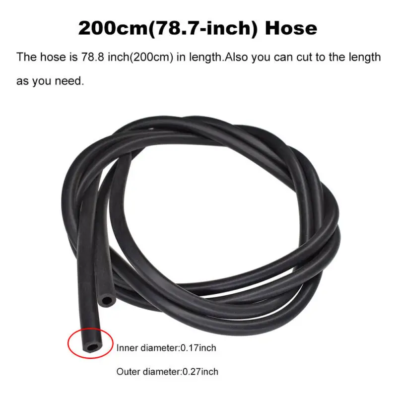 

Parts Windshield Hose Kit Plastic Washer Wiper Accessories Black Connectors