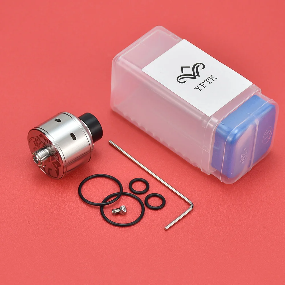 YFTK hadaly v4 style rda Цитадель RDA 22 мм перестраиваемый капельный распылитель с squonk bf vs haku