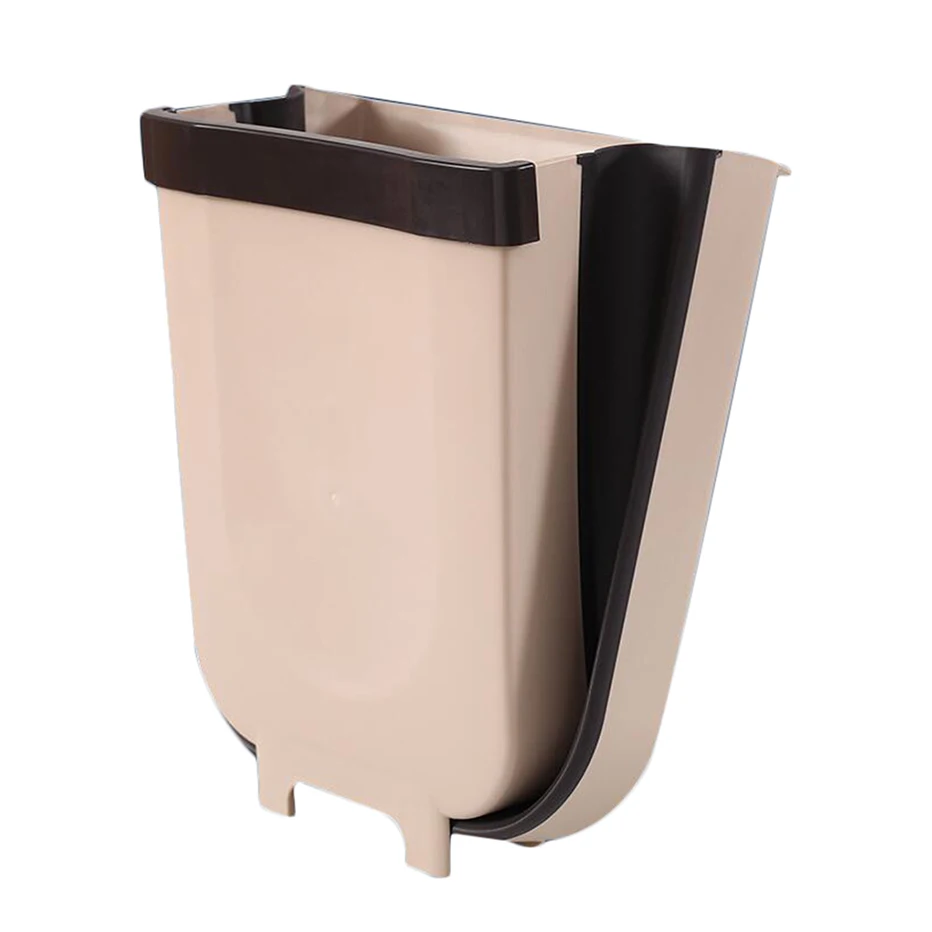 Складное мусорное ведро на дверь кухонного шкафа висящее для ванной комнаты