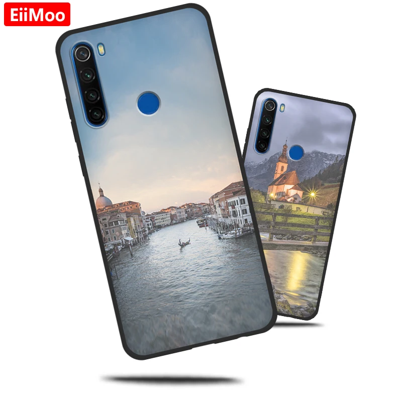 Чехлы EiiMoo для телефонов Xioami Redmi Note 8 T чехол 6 3 дюйма модный силиконовый мягкий с