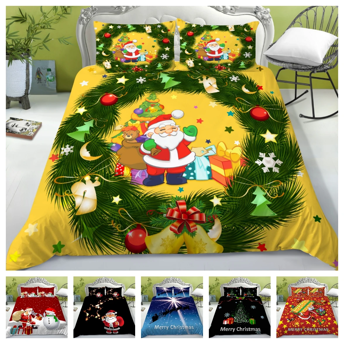 

Комплект постельного белья детский с цифровым 3d принтом, 2/3 предмета, пододеяльник для детей, односпальный, двухспальный, полноразмерный, Ко...