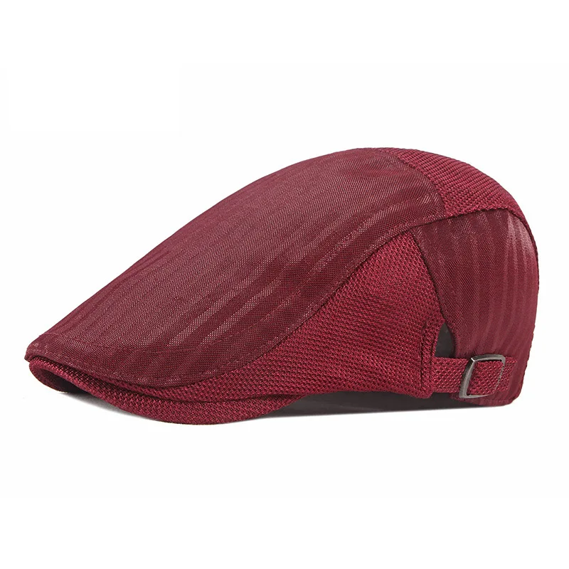 Модная однотонная Кепка [TOHUIYAN] в стиле Гэтсби мужская и женская повседневная из