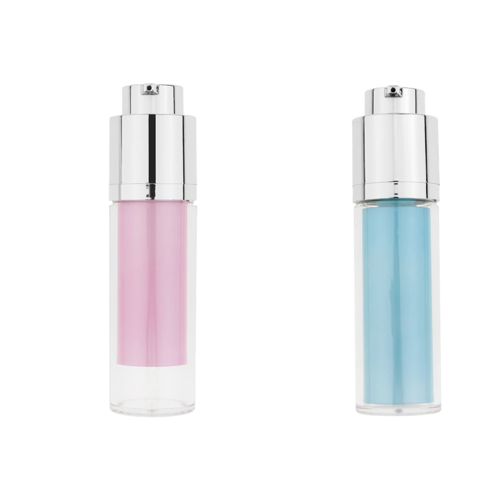 

Флакон с вакуумным насосом для жидких лосьонов для макияжа, 30 мл