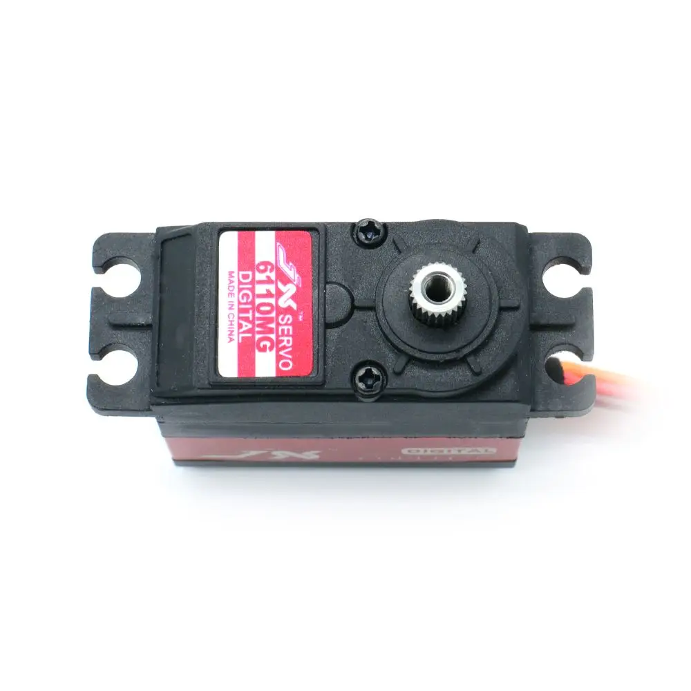 

JX PDI-6110MG 10KG 0.083sec Coreless Metal Gear Digital Servo for 1/8 & 1/10 RC Car Robot Airplane Helicopter Spare Parts