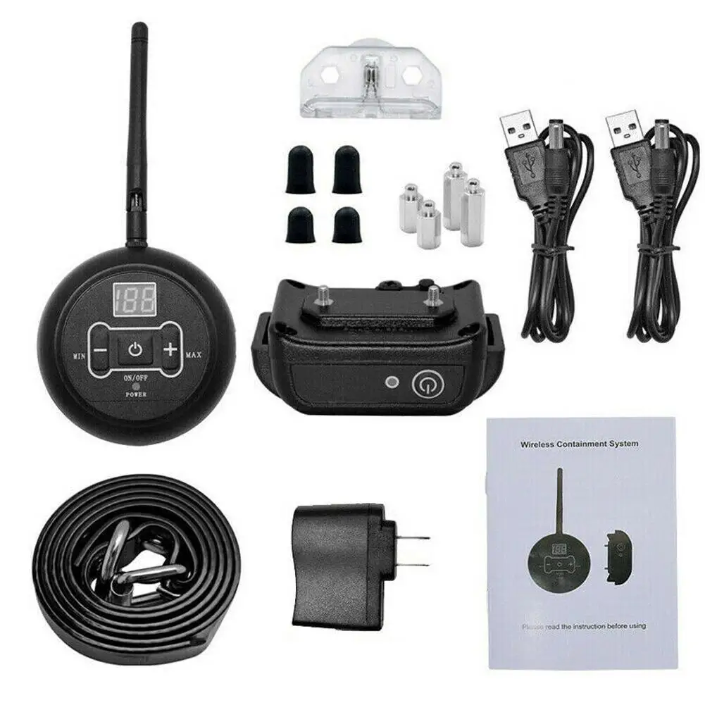 

Wireless Electric Dog Fence Pet Containment System Shock Collar for Training