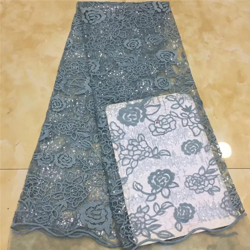 

Latest African Cord Lace Fabric with sequins Latest African Laces High Quality Guipure Lace Nigerian Lace Fabrics For Dress