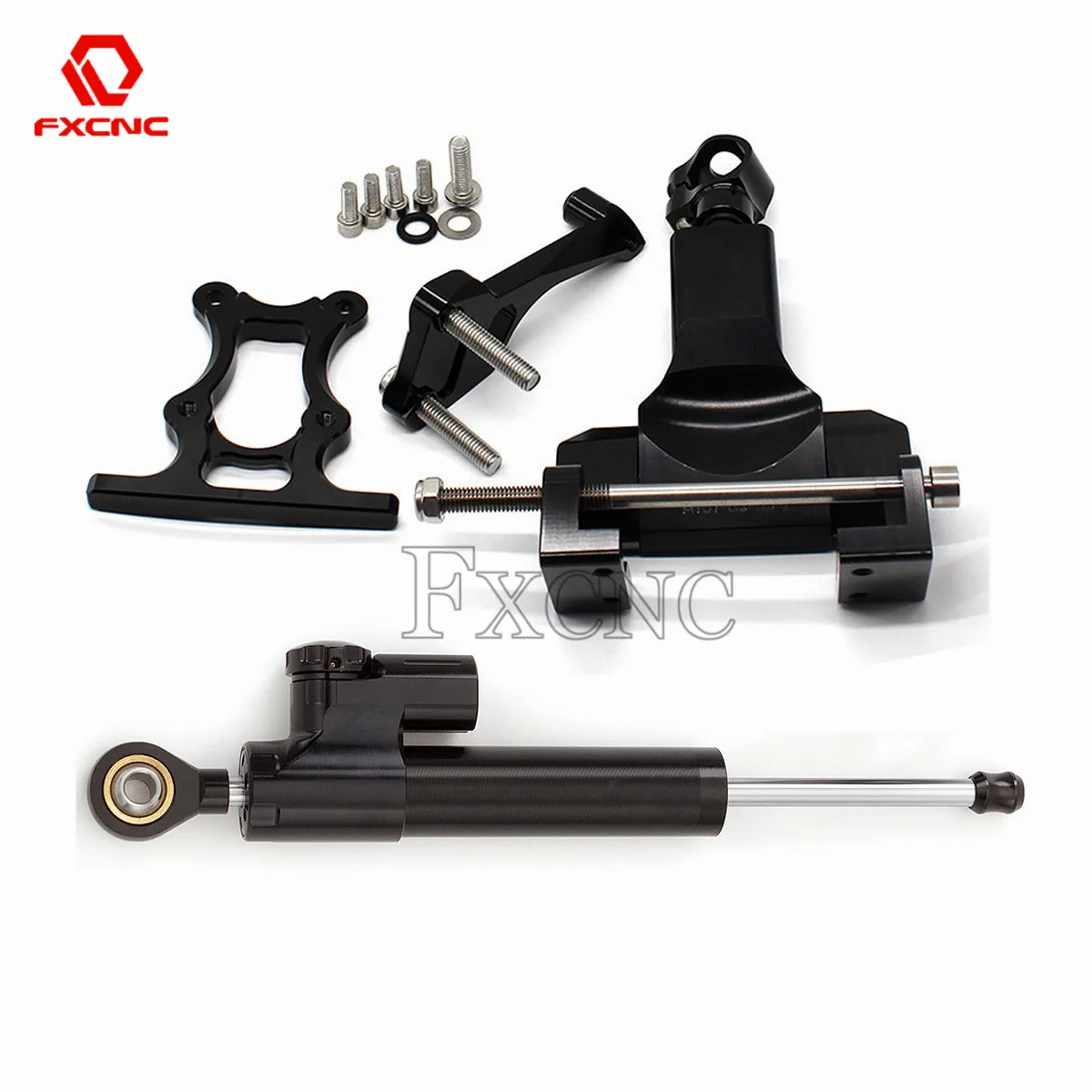 

Motorcycle Steering Stabilizer Damper Mounting Kit Bracket Safety Control Reversed For Yamaha MT07 FZ07 MT-07 FZ-07 2014-2019