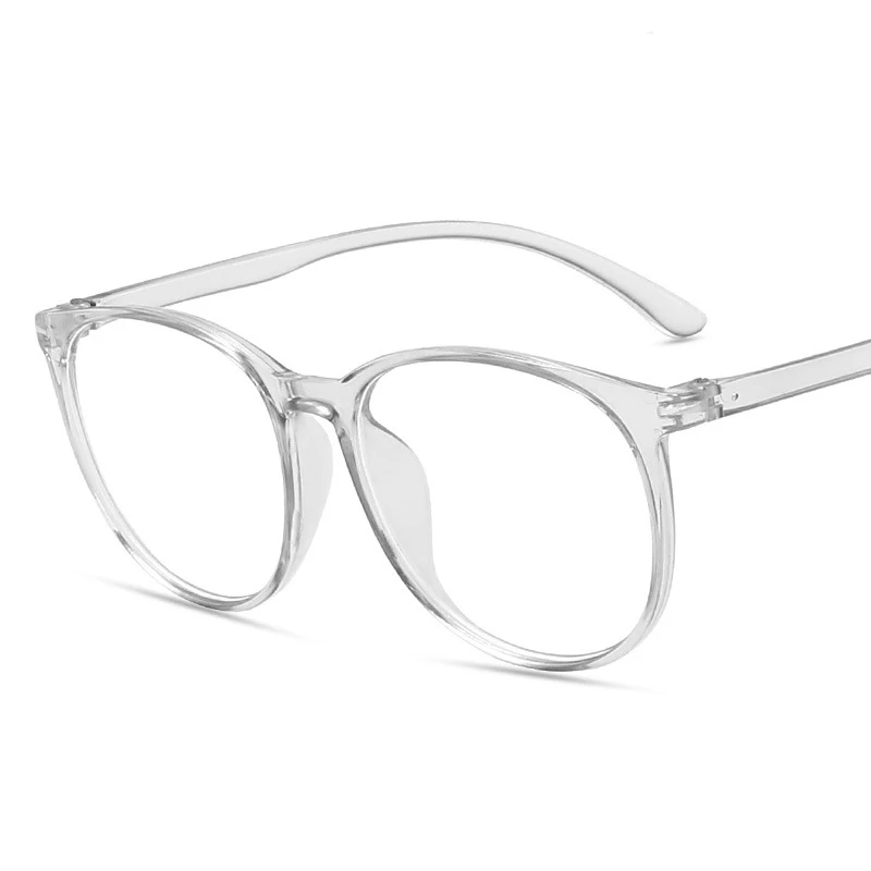 

Transparent Computer Glasses Frame Women Men Anti Blue Light Round Eyewear Blocking Glasses Optical Spectacle Eyeglass