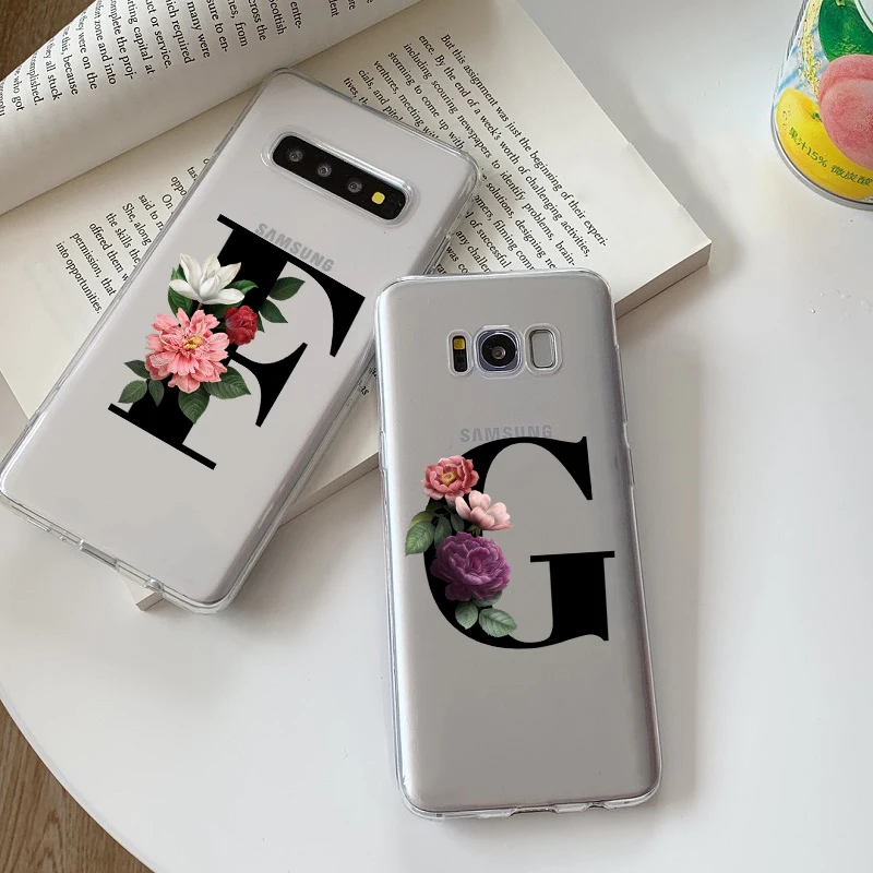 Мягкий чехол из ТПУ с именем на заказ для Samsung Galaxy S8 S9 S10PLUS S20 S20ULTRA S6 S7|Бамперы| |