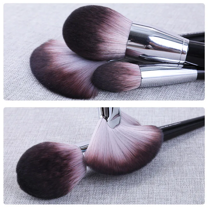 Супер мягкая кисточка для макияжа 3 шт. набор рассыпчатых кисточек пудры