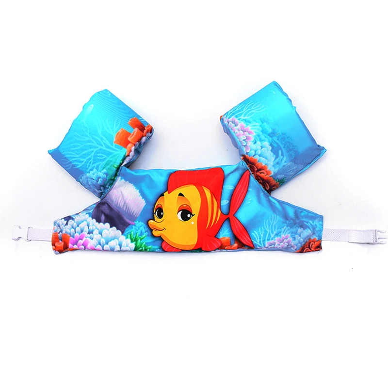 Новый детский жилет для плавания детские плавающие куртки с поролоновым кольцом