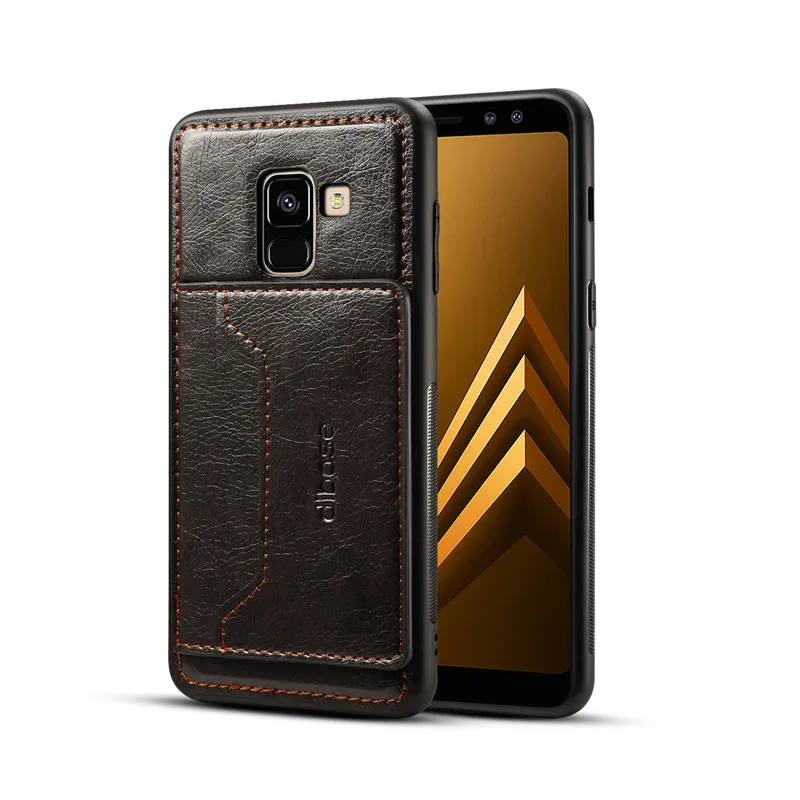 Черный Для samsung Galaxy A50 A30 A20 A70 A30S S10 S9 A7 A9 A8 A6 J4 Plus S10E кожаный чехол-книжка чехол КРЫШКА ДЛЯ samsung обратите внимание; размеры 9 и 10 плюс - Цвет: Черный