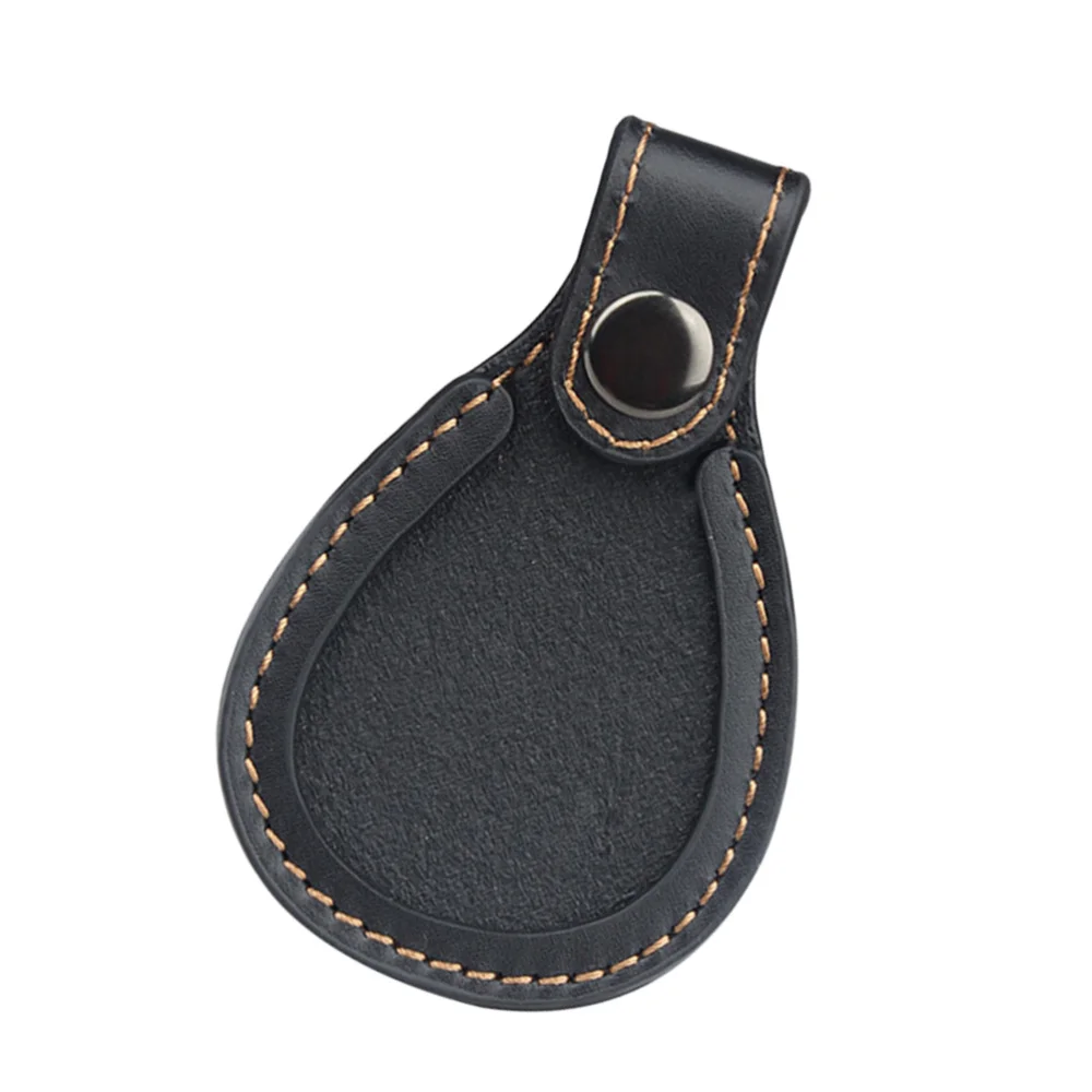 

Outdoor Toe Pad Genuine Leather Shooting Toe Protector Accessories Black