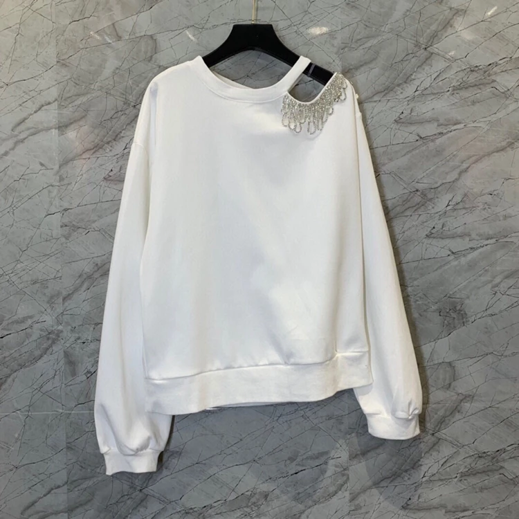

2021 new women fashion round neck strapless velvet top 1202