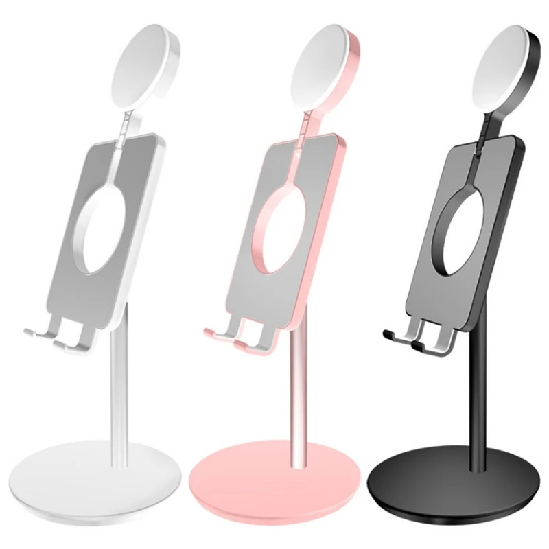 

Desktop Folding Bracket Tablet Bracket Live Fill Light with Mobile Phone Holder