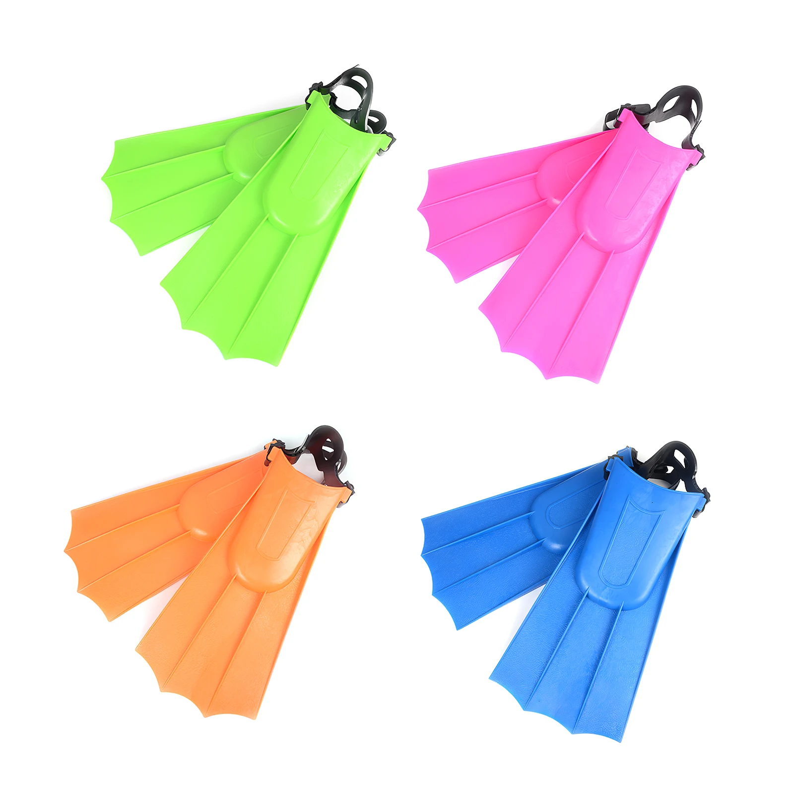 

Pool Fins Foot Fins Swimming Fins Mermaid Tail Diving Flippers Submersible Snorkeling Adult/Child Flexible Comfort Portable