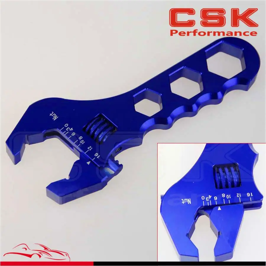 Регулируемый алюминиевый анодированный гаечный ключ монтажный инструмент AN3 3AN