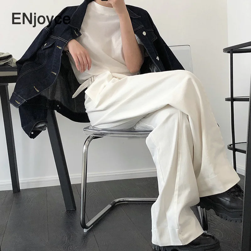 В винтажном стиле белая с высокой талией джинсы для женщин уличная одежда