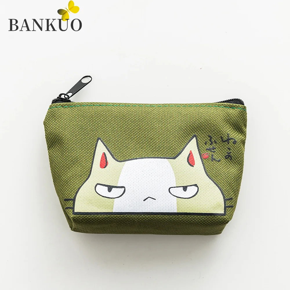 

BANKUO Women's Purse Oxford Cloth Cute Coin Purse Large Capacity Waterproof Cosmetic Bag Casual Wallet for Girls 10PCS X349