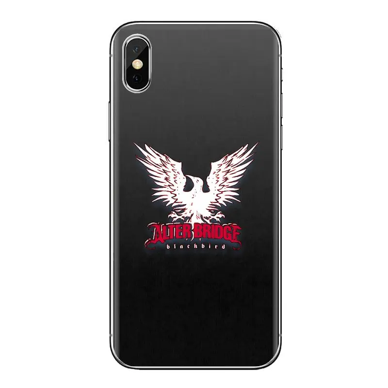 Силиконовые чехлы-накладки футболка с Alter Bridge ворона рок тяжелые логотип для Samsung