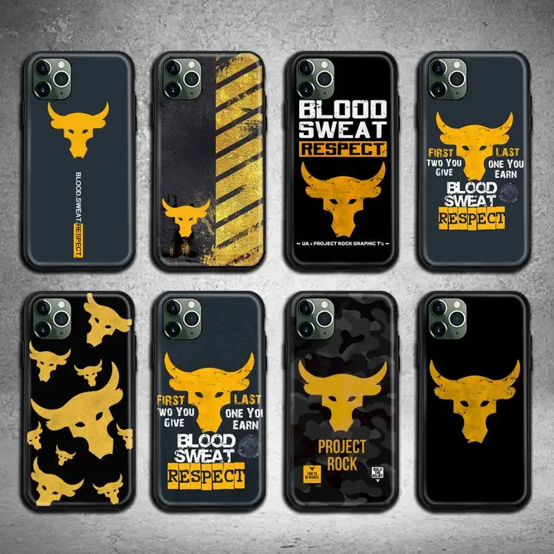 

The Rock Dwayne Johnson ua Phone Case For iphone 13 12 11 Pro Max Mini XS Max 8 7 6 6S Plus X 5S SE 2020 XR cover