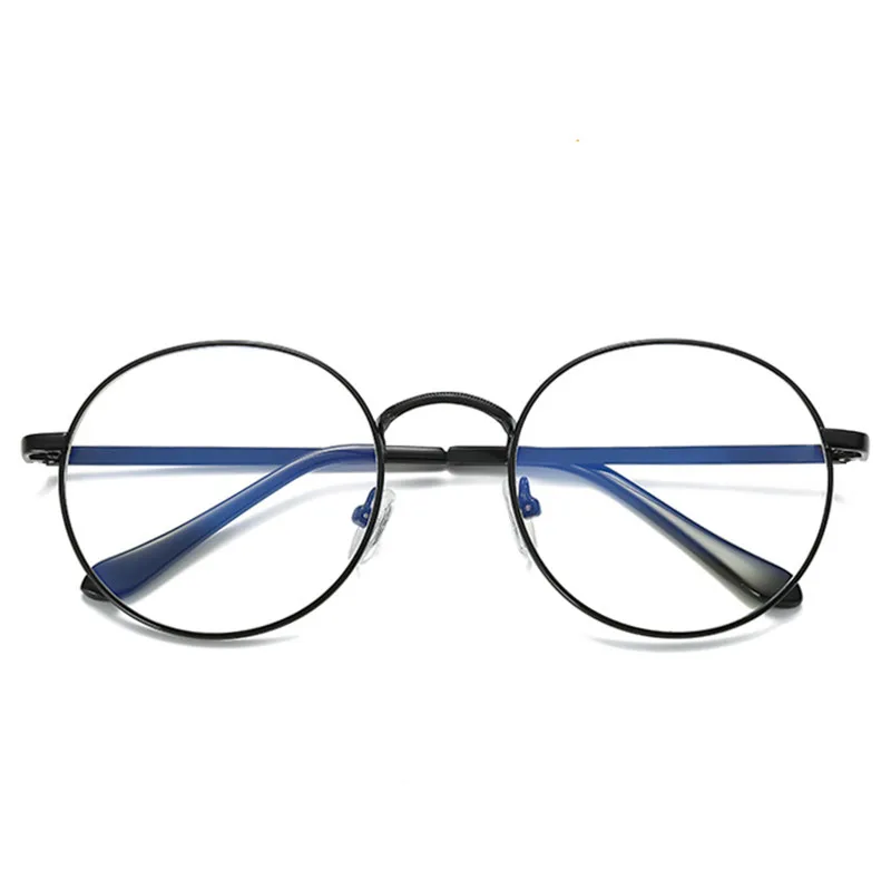 

OEYEYEO New Metal Round Optical Frame Ladies Retro Art Eyeglasses Men's Ultralight Anti-blue Light Myopia SpectacleS Frame