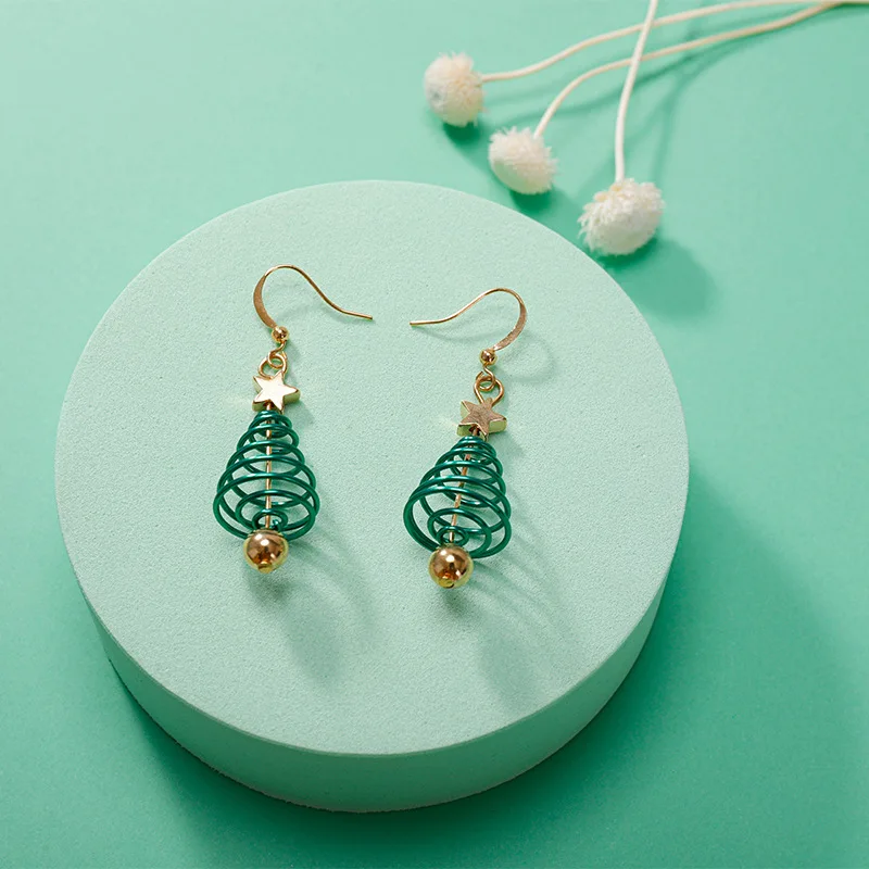 

Earrings Trend For Women Hanging Long Jewelry Christmas Gift Korean Fashion Christmas Earrings Dangle Cool Stuff Accessories