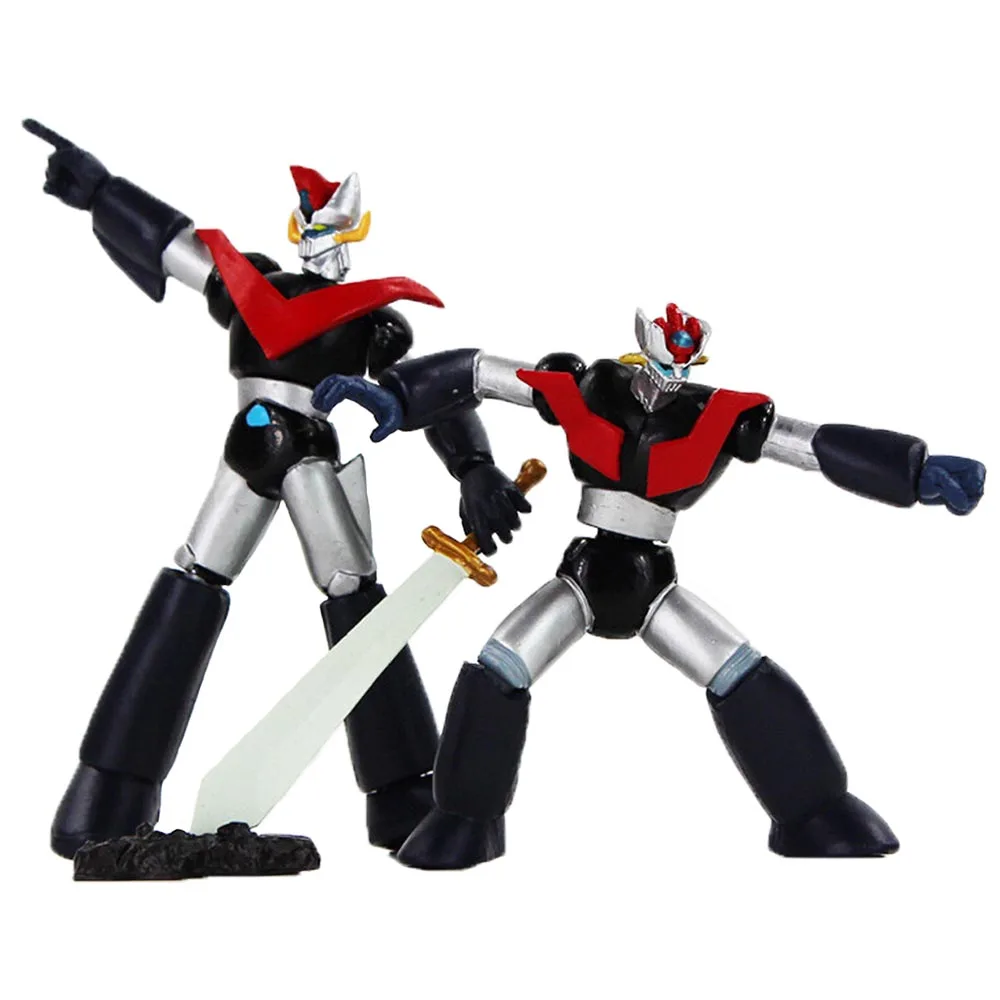2 шт./компл. 7 10 см аниме Mazinger Z из ПВХ движущаяся фигурка Коллекционная модель