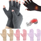 Перчатки мужские и женские, зимние, с артритом, с открытыми пальцами, для лечения боли, 1 пара, перчатки при артрите