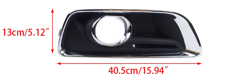 beler ABS Front Right Fog Lamp Light Cover Bezel GM1039136 Fit for Chevy Malibu 2012 2013