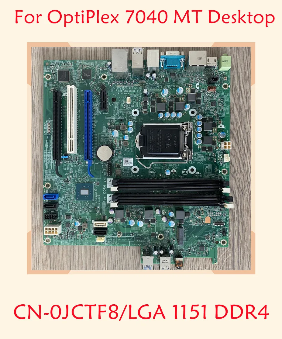 GZ855 для DELL OptiPlex 7040 MT рабочего стола материнской платы CN-0JCTF8 JCTF8 LGA 1151 DDR4 | Компьютеры