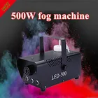 Дымогенератор противотуманный с дистанционным управлением, 500 Вт, светодиодные фонари RGBLED выталкиватель дымаDJ, сценический дымогенератор для домашней вечеринкидиско-бар, дымовой генератор