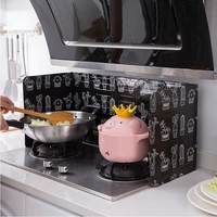 aluminum foldable kitchen gas stove baffle plate kitchen frying pan oil splash protection screen kichen accessories